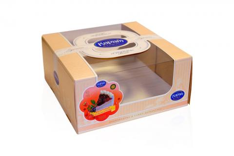 Коробка для торта с окошком